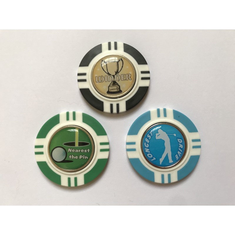 Winner Vegas Poker Chip Golf Ball Markers
